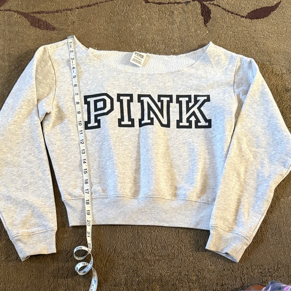 PINK Victoria's Secret Heather Gray Top